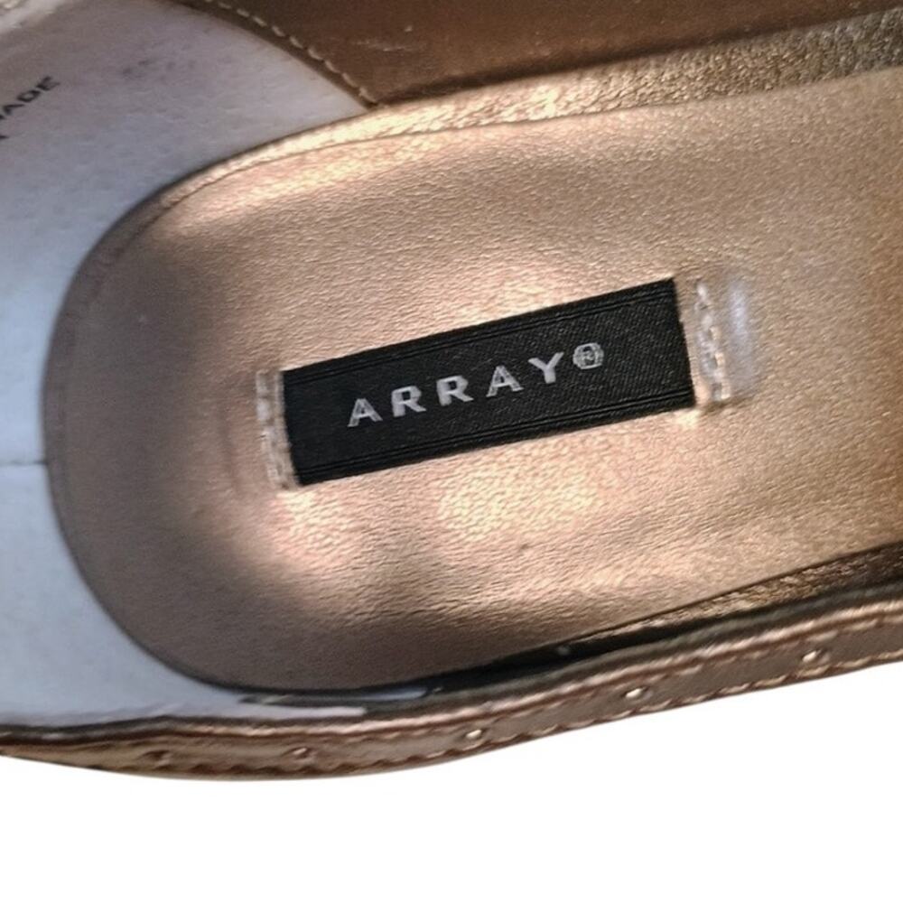 Array Silver 3” pump with stud detail, High ankle strap Women’s size 8.5m - Picture 11 of 16